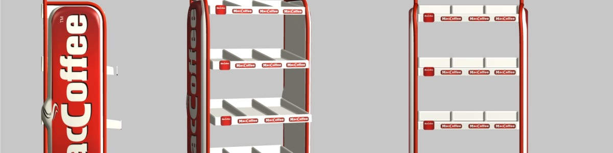 Разработка рекламной стойки для McCoffee