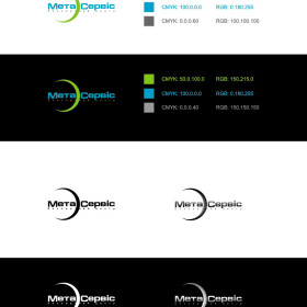 Дизайн логотипа для компании Мета Сервис
