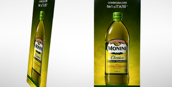 Дизайн и изготовление наружной рекламы для торговой марки “MONINI”
