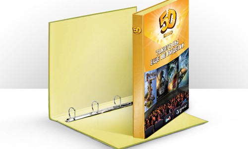 Изготовление дизайна и печати папки