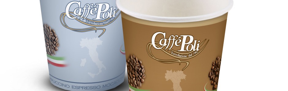 Изготовление бумажных стаканчиков для итальянской марки кофе Caffe Poli
