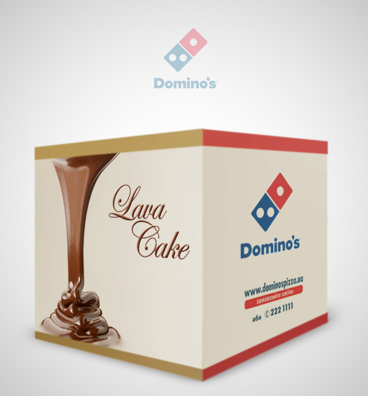 Разработка креативного дизайна коробки для Dominos Pizza
