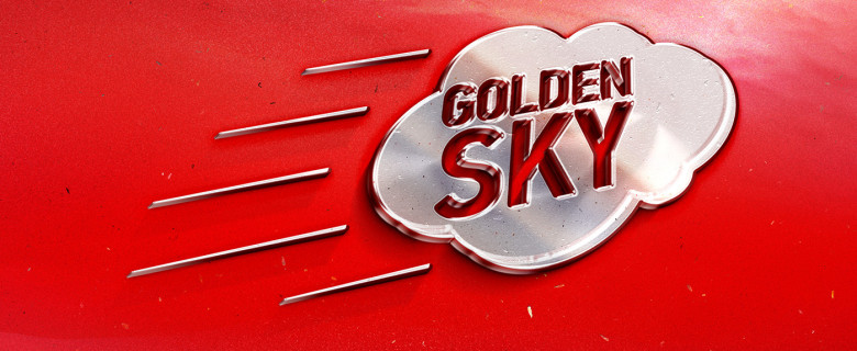 Создание логотипа для компании Golden Sky