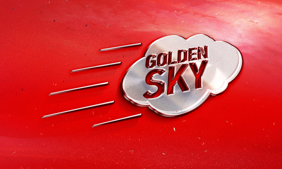 Создание логотипа для компании Golden Sky